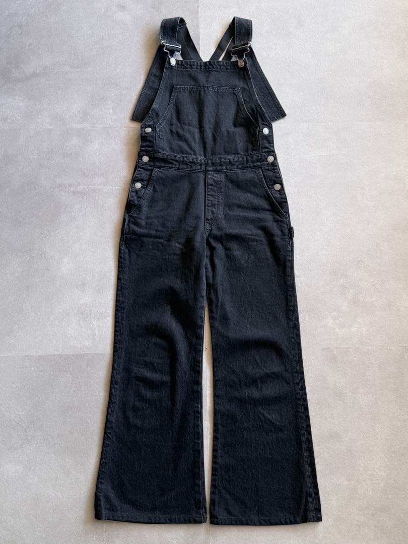 【本日限定価格✨】RonHerman ヴィンテージ加工 オーバーオール 黒デニム