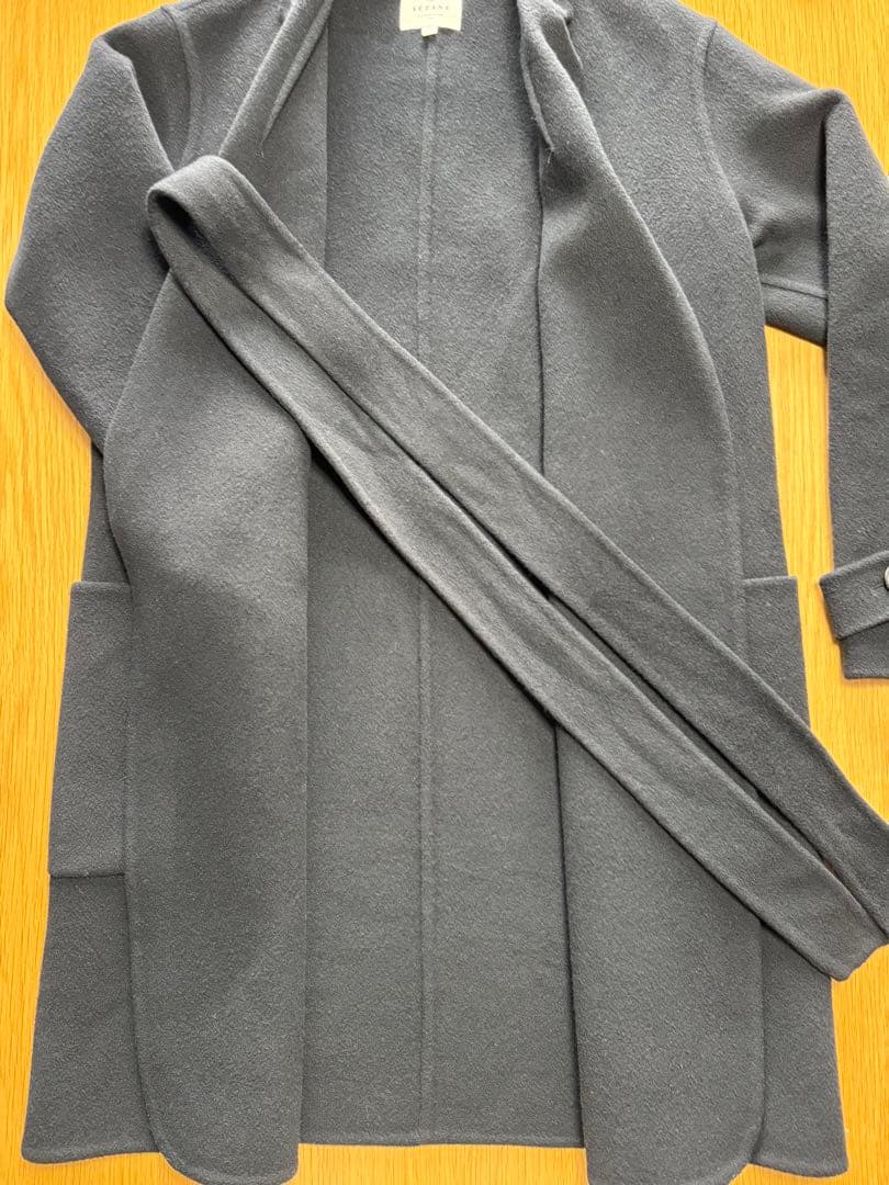 Sezane セザンヌ ダブルフェイス ウール コート ブラック