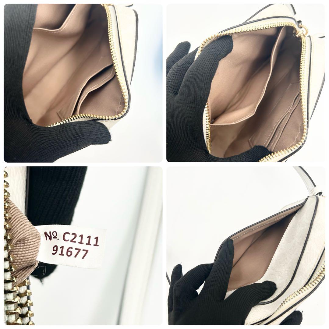 美品⭐︎COACH コーチ シグネチャー ショルダーバッグ カメラ 91677