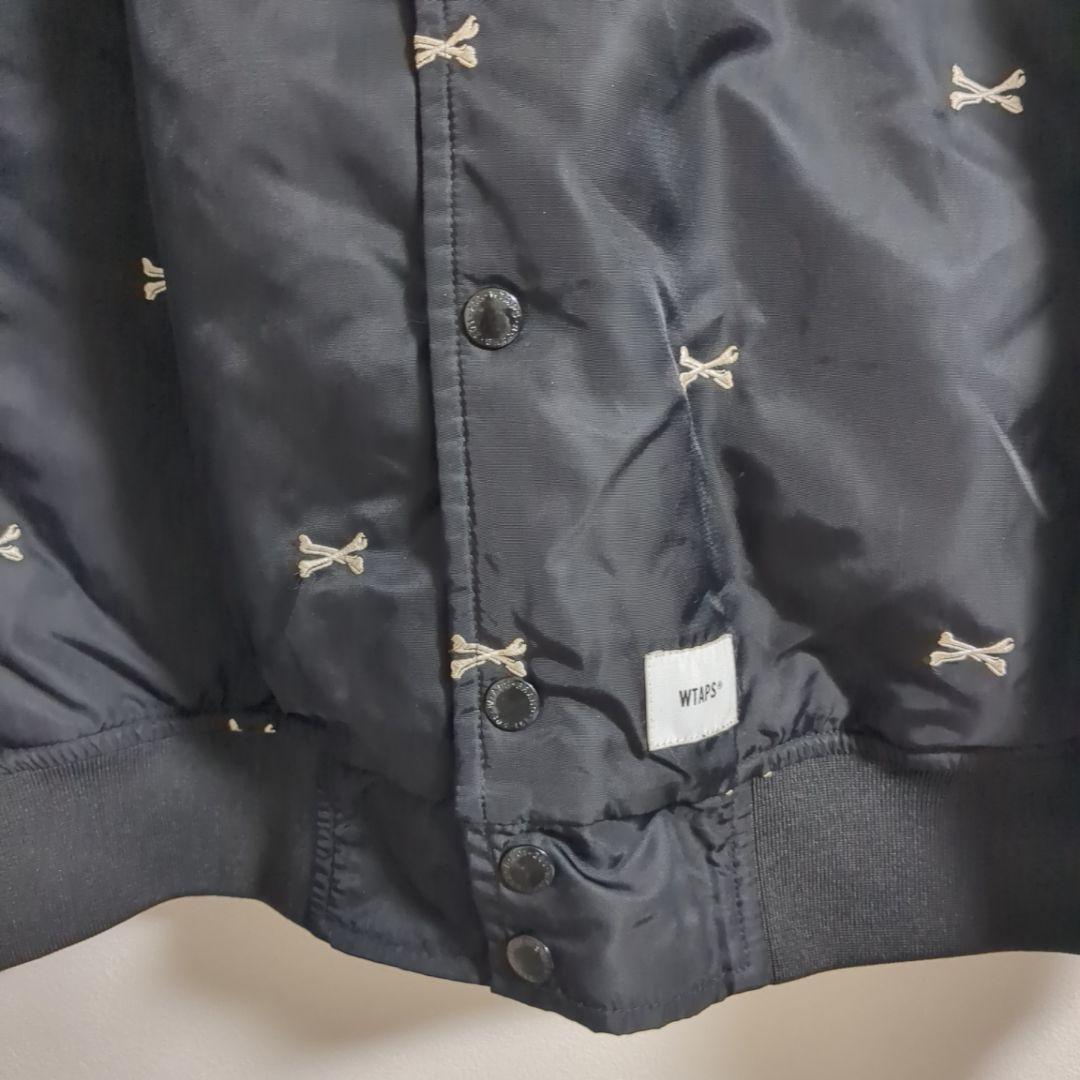 WTAPS CROSS BONE TEAM JACKET 黒 クロスボーン