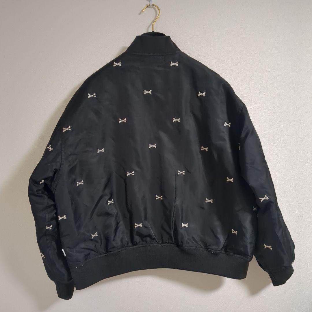 WTAPS CROSS BONE TEAM JACKET 黒 クロスボーン
