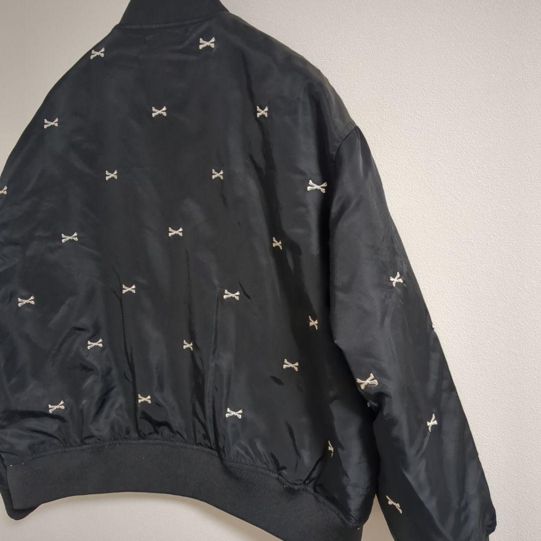 WTAPS CROSS BONE TEAM JACKET 黒 クロスボーン