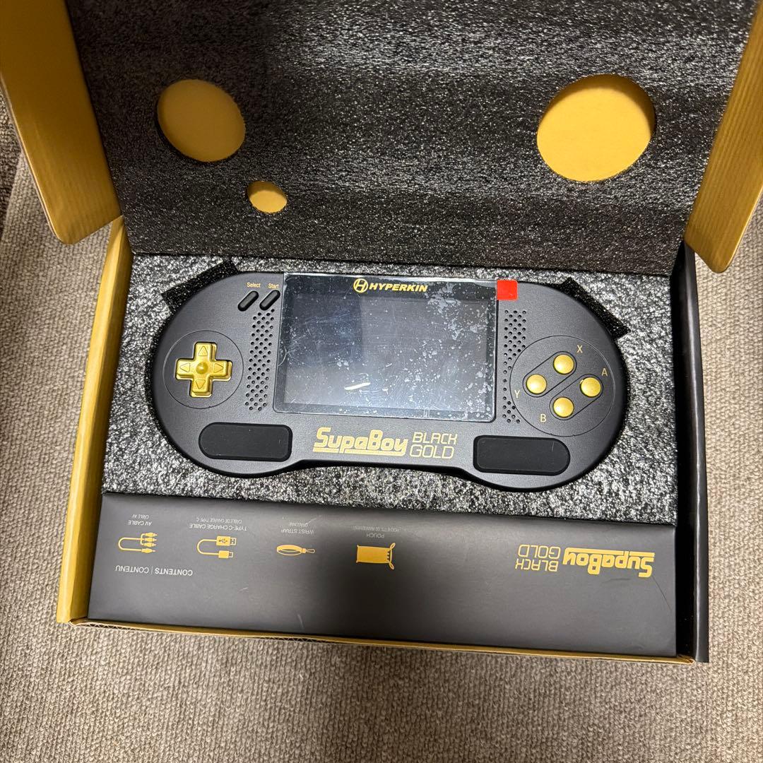 Hyperkin SupaBoy BLACK GOLD ポータブルコンソール