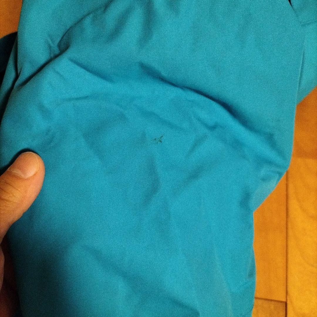 patagonia フード付きスキーウェア　ターコイズブルー　サイズL