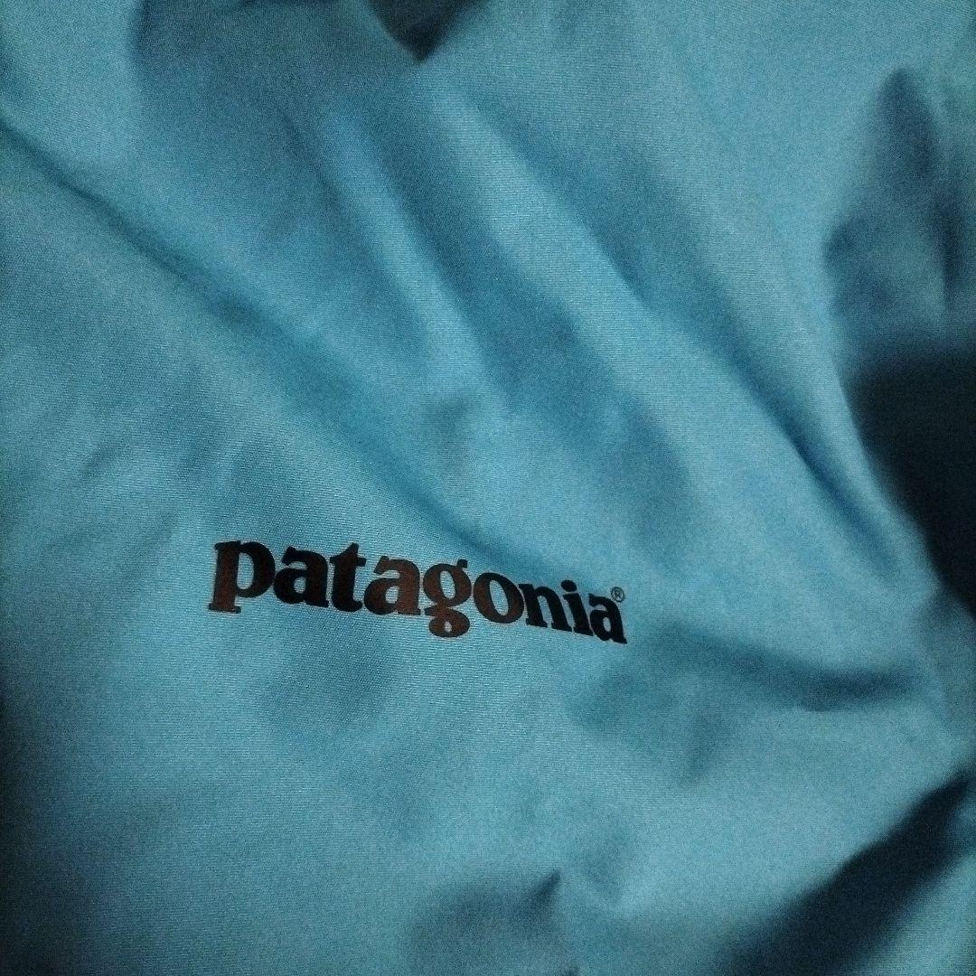 patagonia フード付きスキーウェア　ターコイズブルー　サイズL