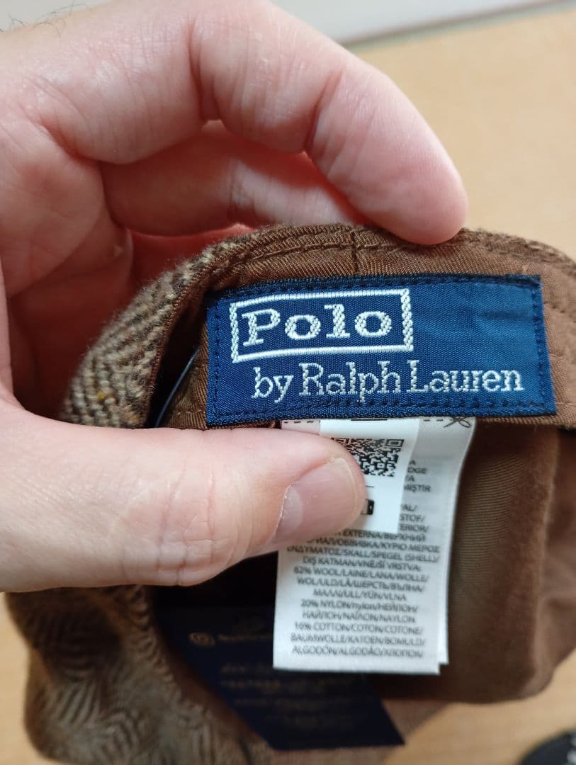 ポロラルフローレン　ツイード ニュースボーイ キャップ　新品　 RRL