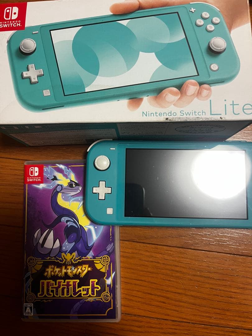 Nintendo Switch Lite ターコイズ + ポケモンバイオレット
