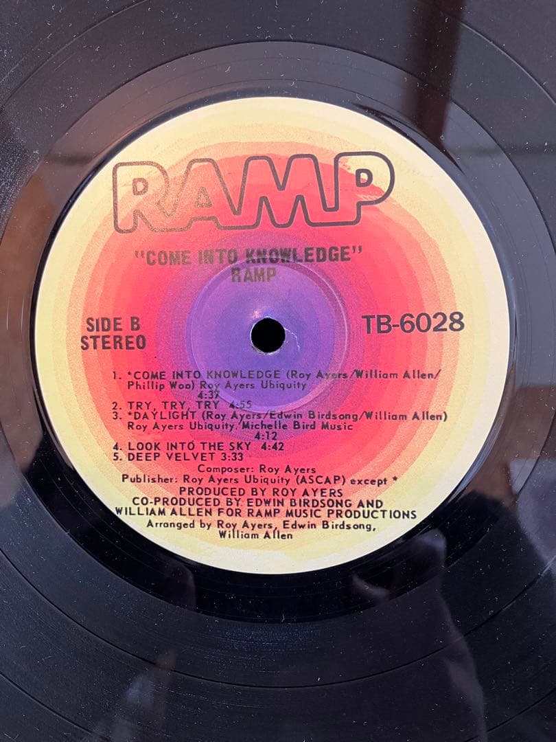 RAMP COME INTO KNOWLEDGE レコード
