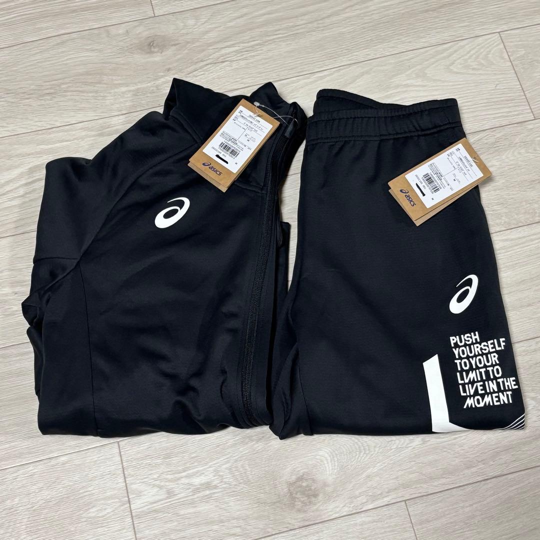 新品・未使用　ASICS ジャージ　上下セット　M タグ付き