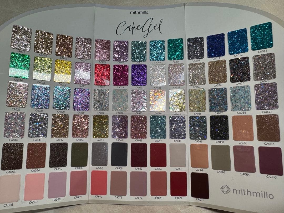 (売り切り特価)美品！ケーキジェル50色セット！ギラギララメ！