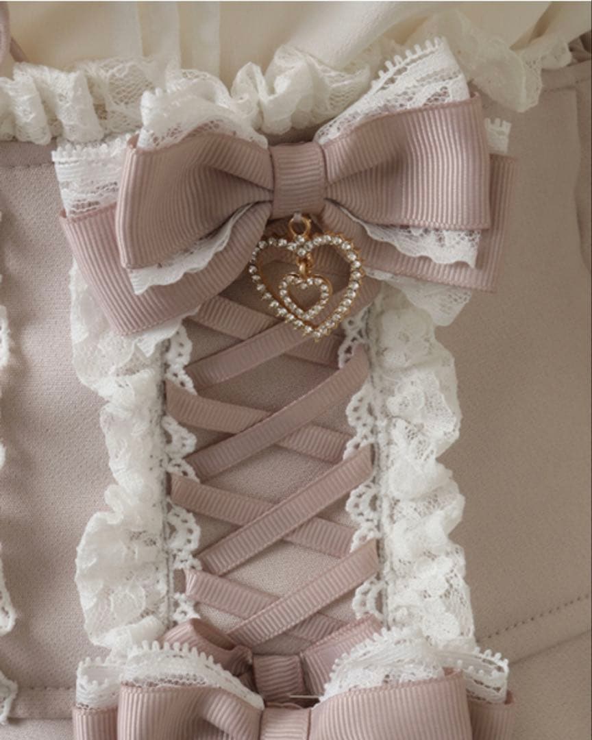 リズリサ　LIZ LISA リボンボリュームフレアスカート