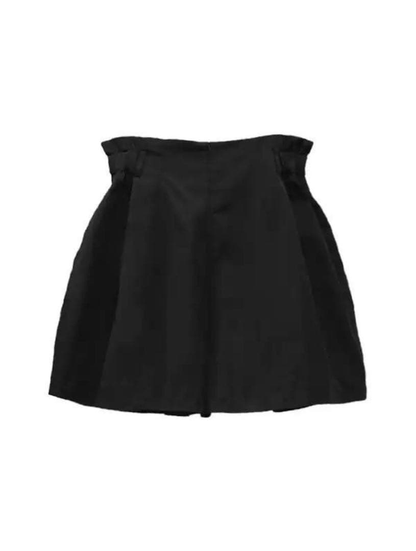 24h以内発送 machatt ギャバジンショートパンツ ブラック S