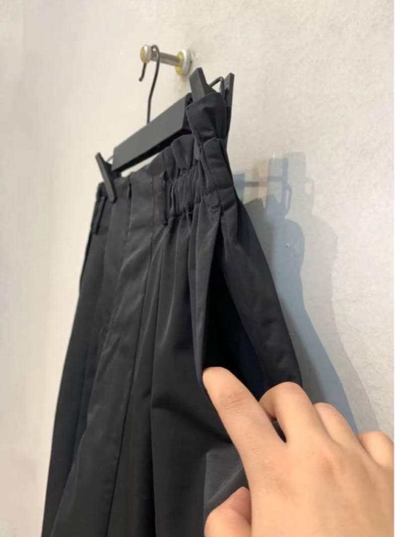 24h以内発送 machatt ギャバジンショートパンツ ブラック S