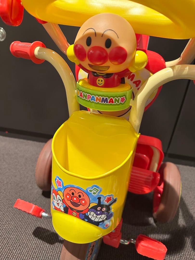 アンパンマン　三輪車　手押し