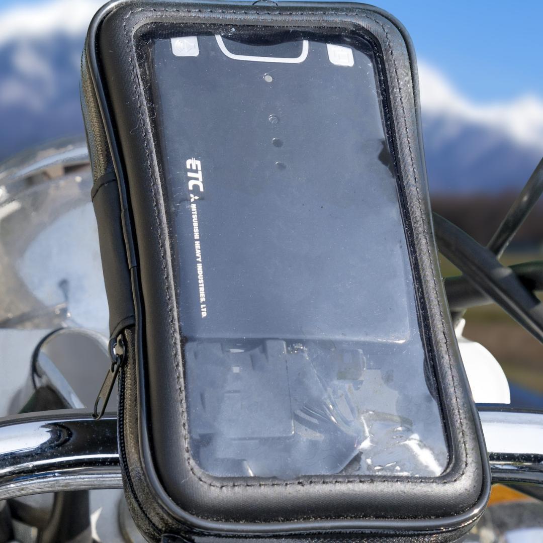 【バイク可】USB電力ETC車載器 / 防水ケース付き / ポータブルETC