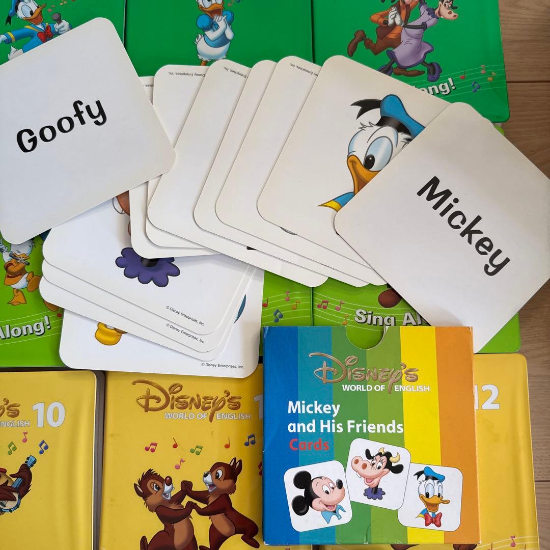 DWE シングアロングDVD.ブック.カード