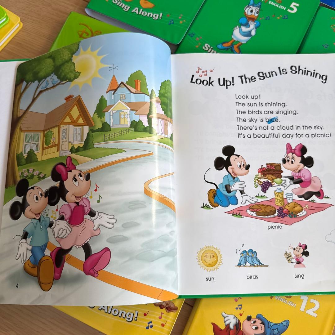 DWE シングアロングDVD.ブック.カード