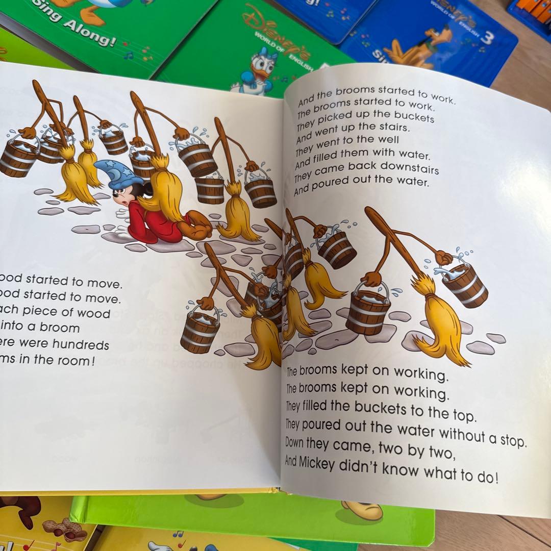 DWE シングアロングDVD.ブック.カード