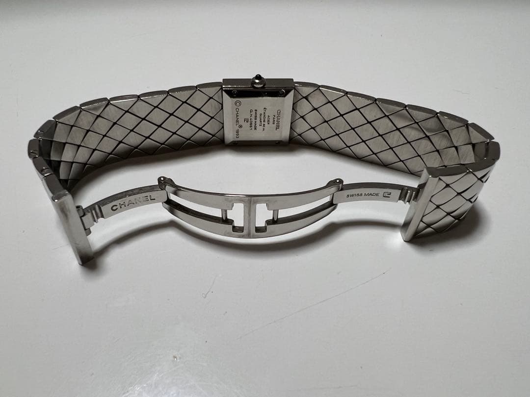 シャネル マトラッセ 腕時計 クオーツ ブラック文字盤 磨き済み　おまけ付き❤︎