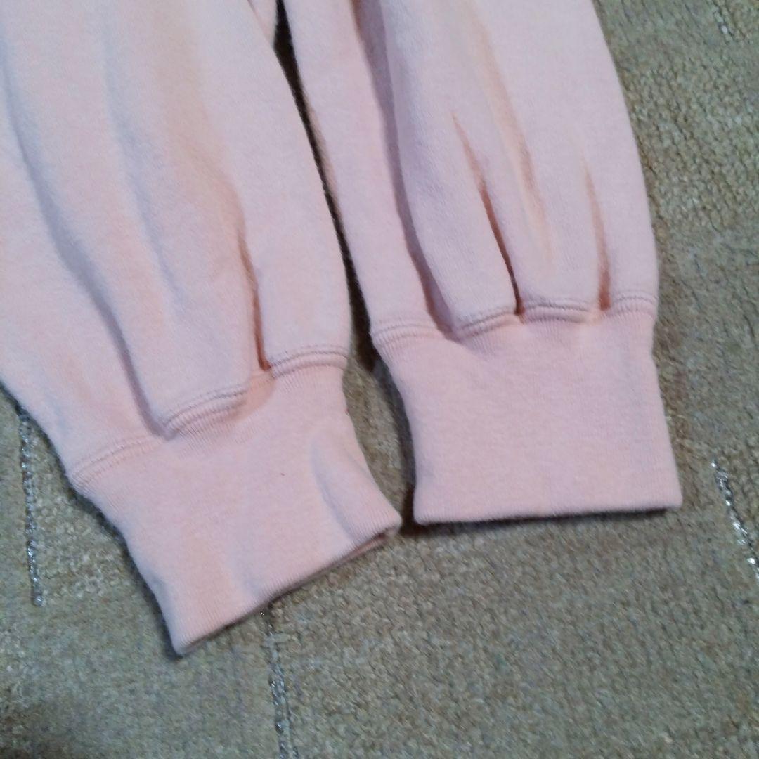 【ピンクハウス】レトロ　トレーナー 前後ワッペン　可愛いクマさん　Lサイズ