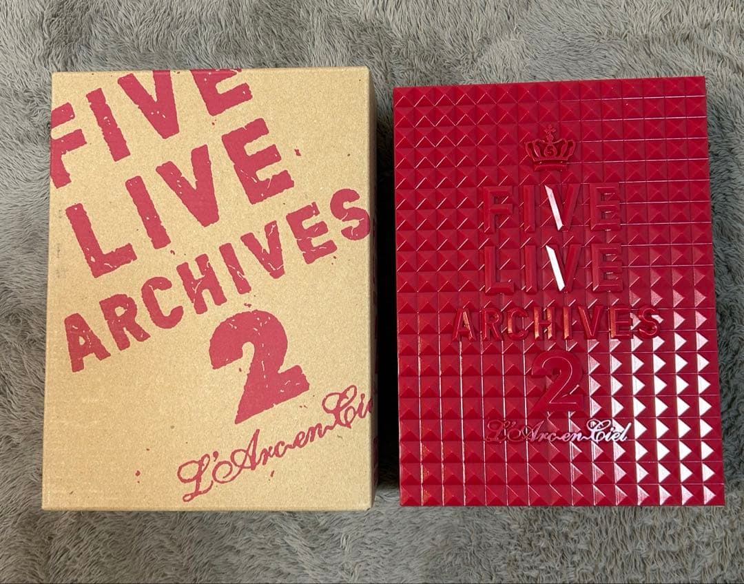 ラルク L'Arc FIVE LIVE ARCHIVES 2 DVD