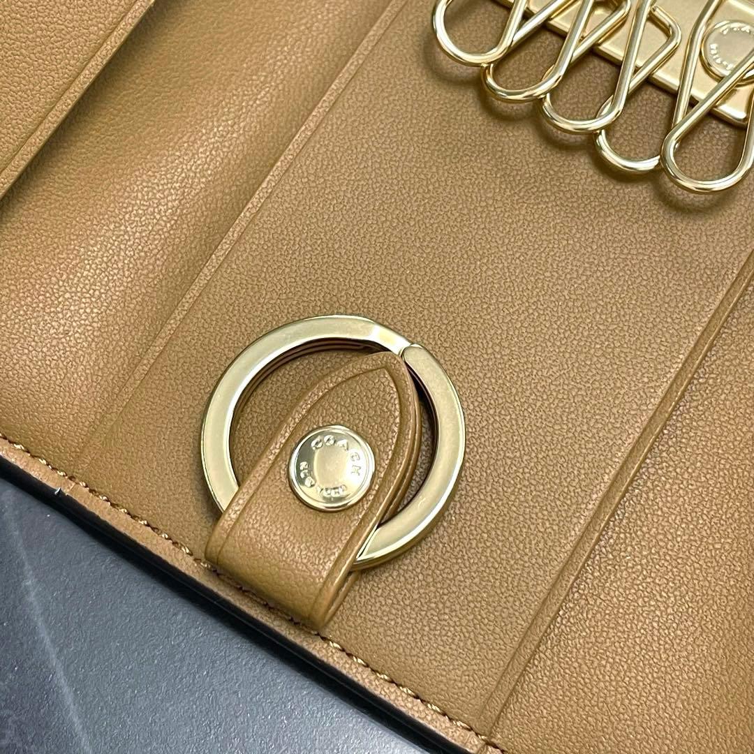 COACH/コーチ/花柄/PVCレザー/キーケース/未使用品