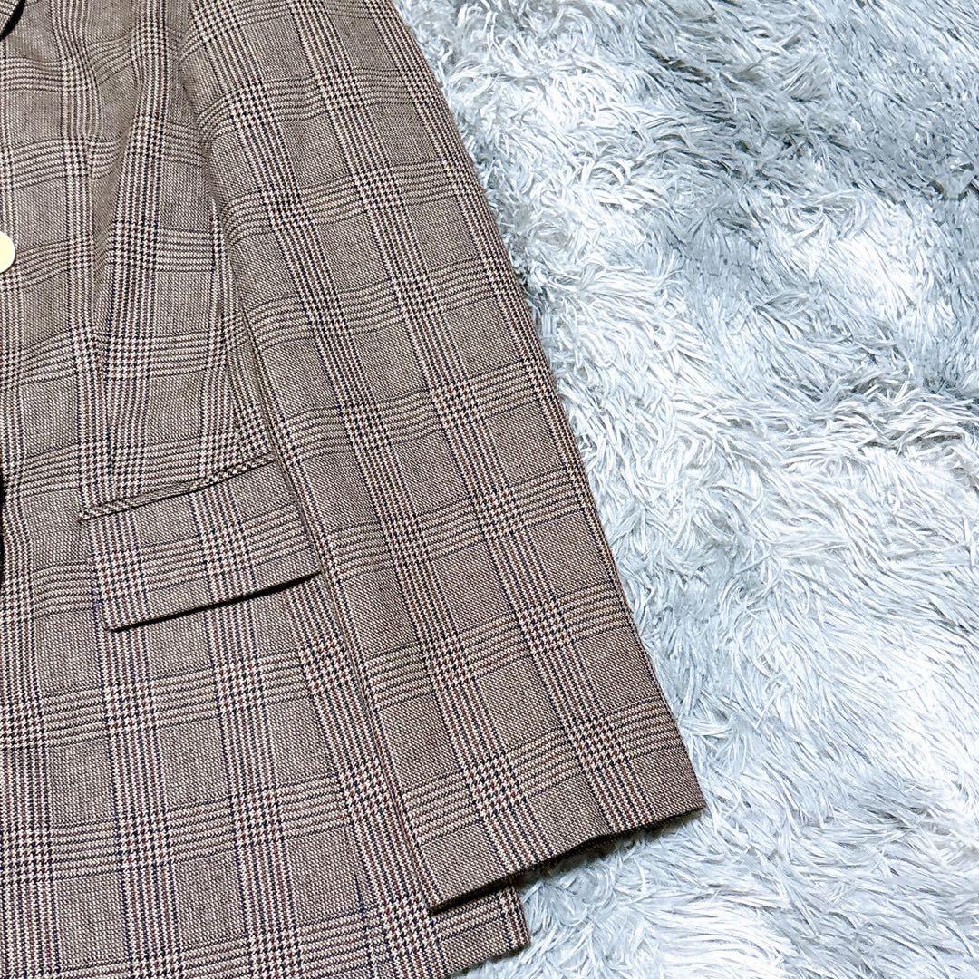 allureville ダブルブレスト テーラードジャケット (1) ブラウン系