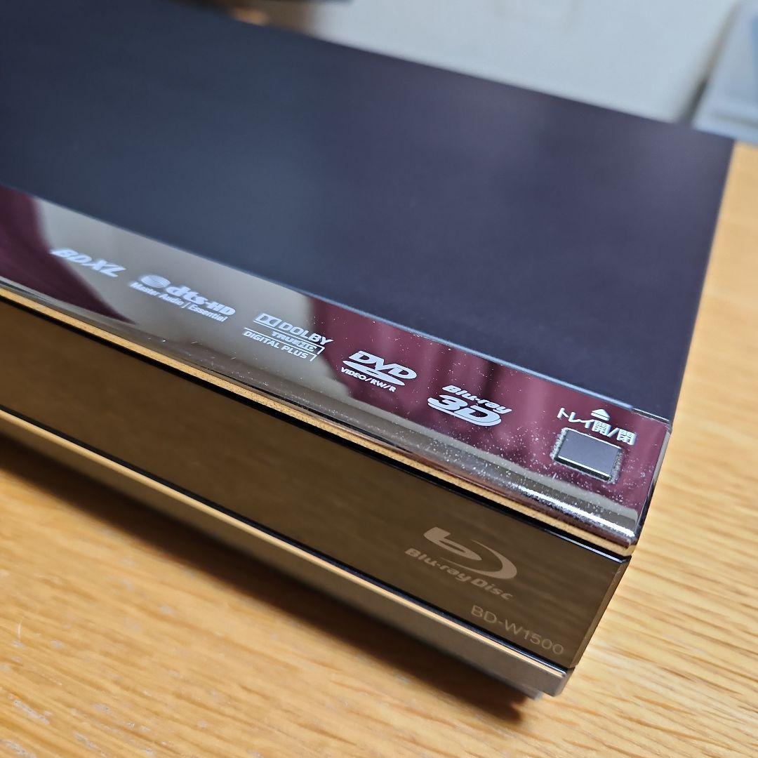 SHARP BD-W1500 ブルーレイレコーダー リモコン·説明書付き