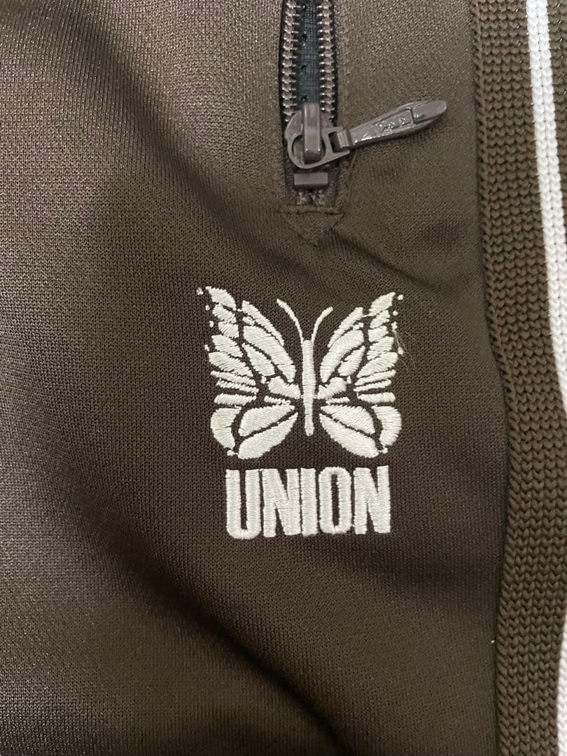 UNION X NEEDLES TRACK PANTS - Lサイズ ブラウン