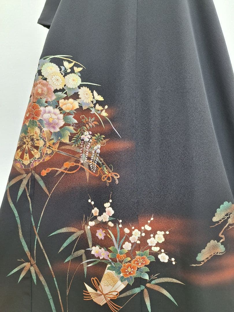 着物リメイクワンピース3610