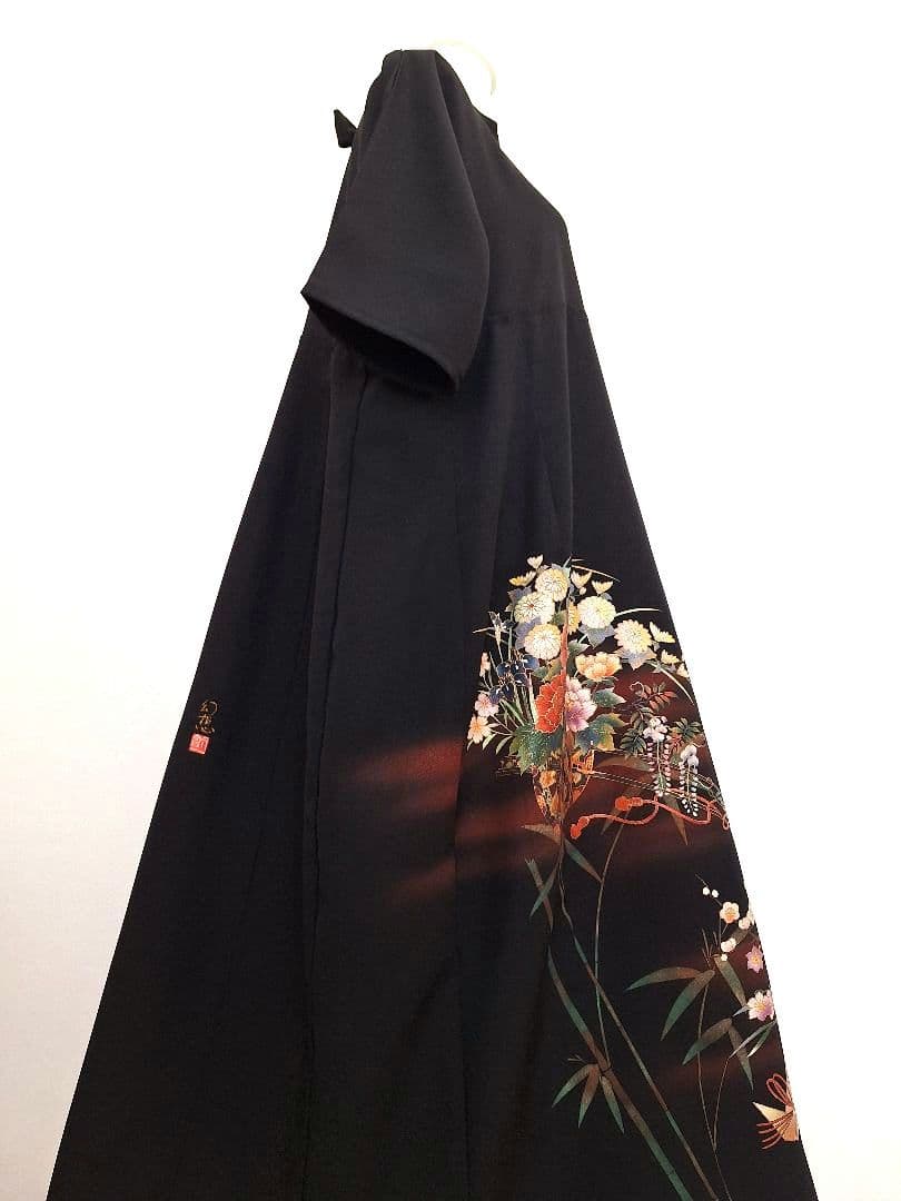 着物リメイクワンピース3610