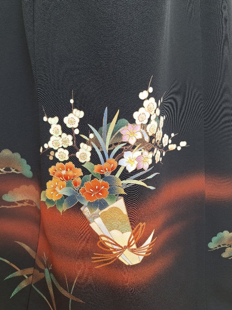 着物リメイクワンピース3610