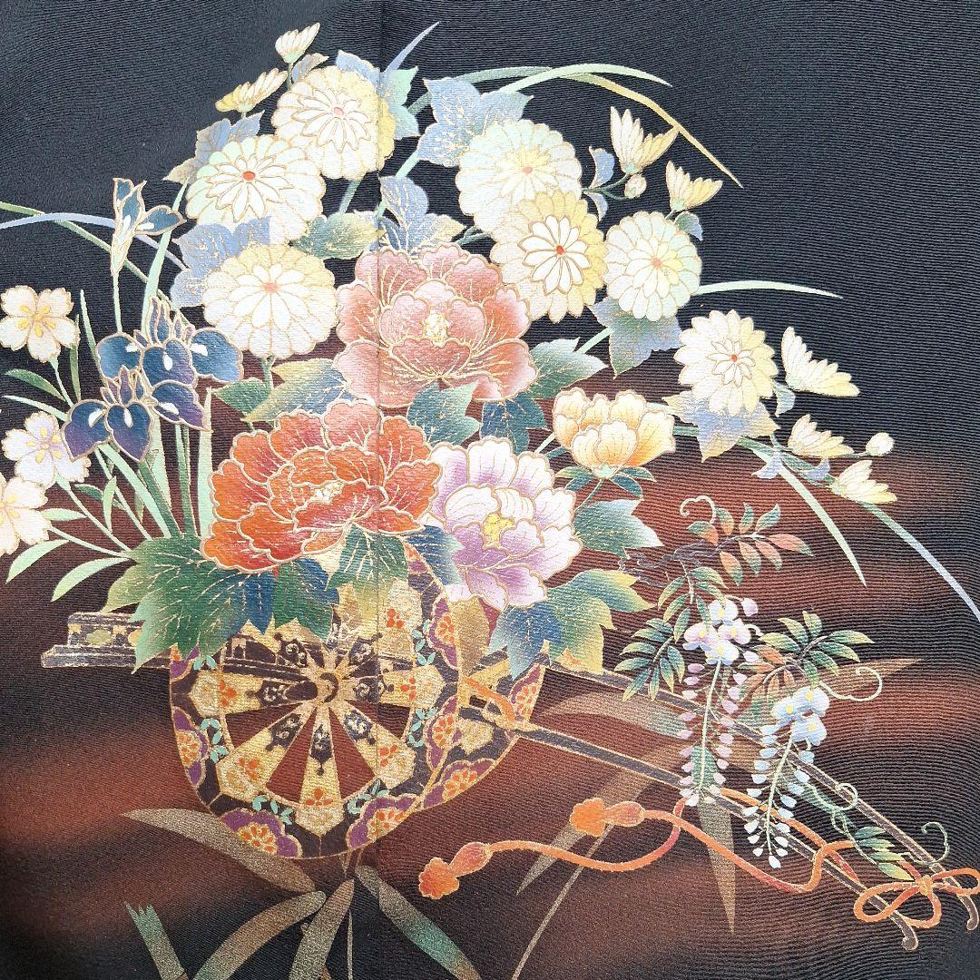 着物リメイクワンピース3610