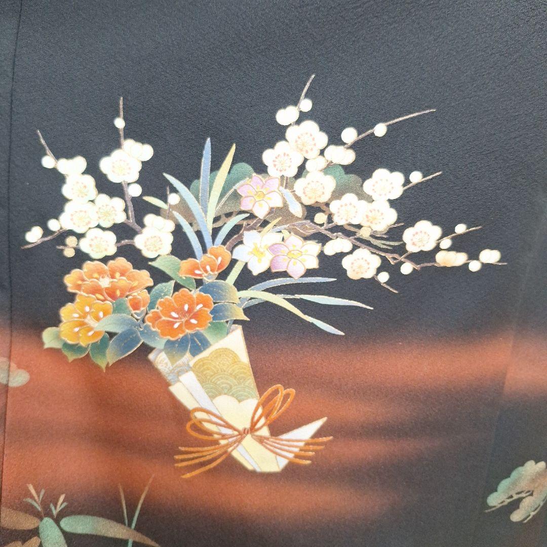 着物リメイクワンピース3610