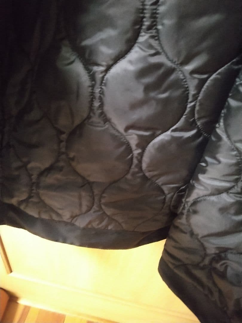 大きい 新品 アンタイトル 中綿 ロング MA-1 黒 サニークラウズ 23区