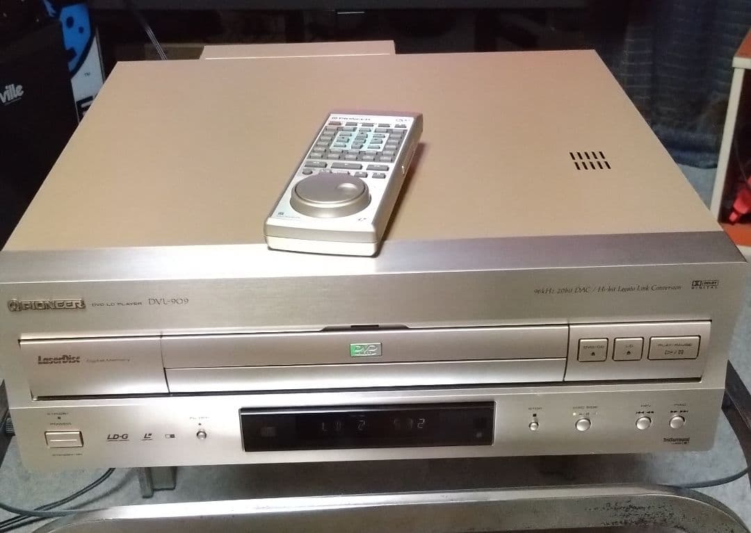 Pioneer 　DVL-909 DVD LDプレーヤー　レーザーディスク