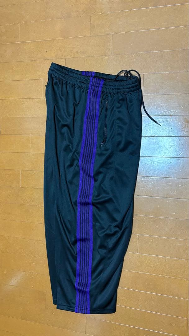 needles ヒザデルパンツ H.D. Track Pant 黒/紫