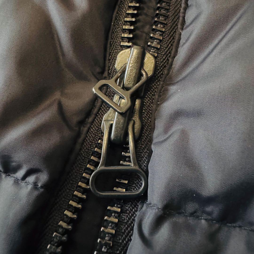 アルマーニエクスチェンジ ダウンベスト ファー ベルト フード ブラック M