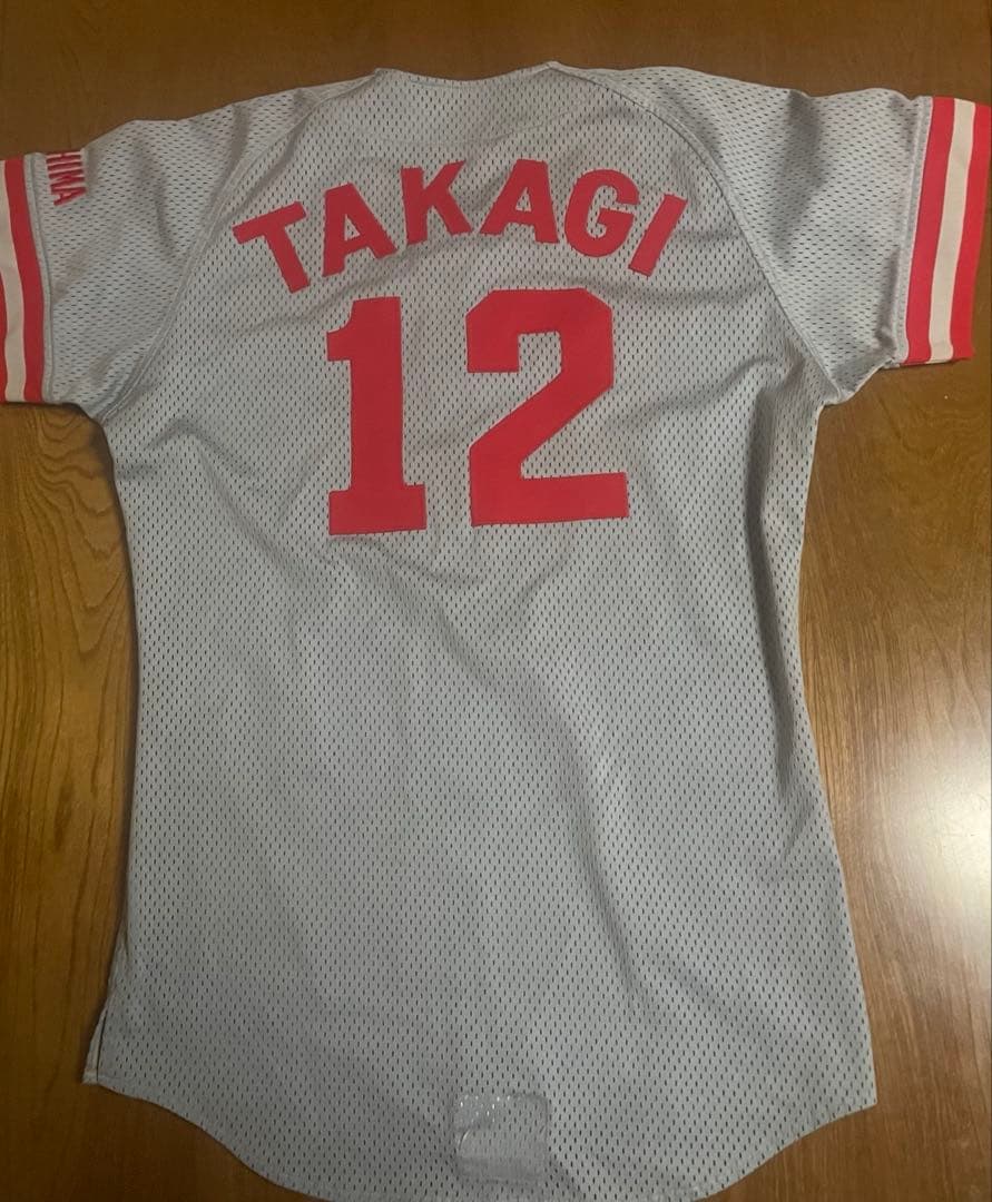 広島カープユニフォーム89年　2枚　高木　背番号12