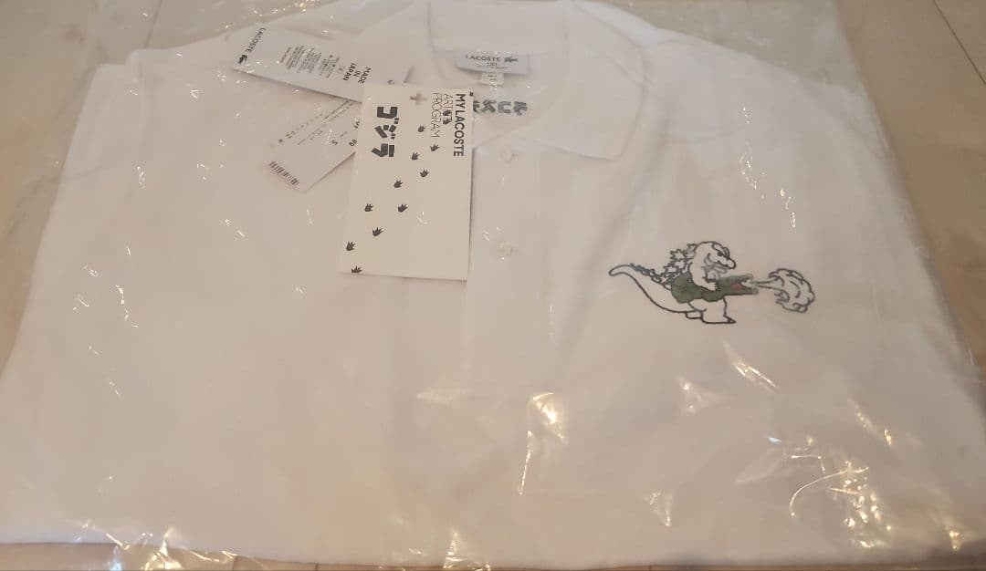 《新品》LACOSTE ゴジラ コラボポロシャツ FR:5 US:L