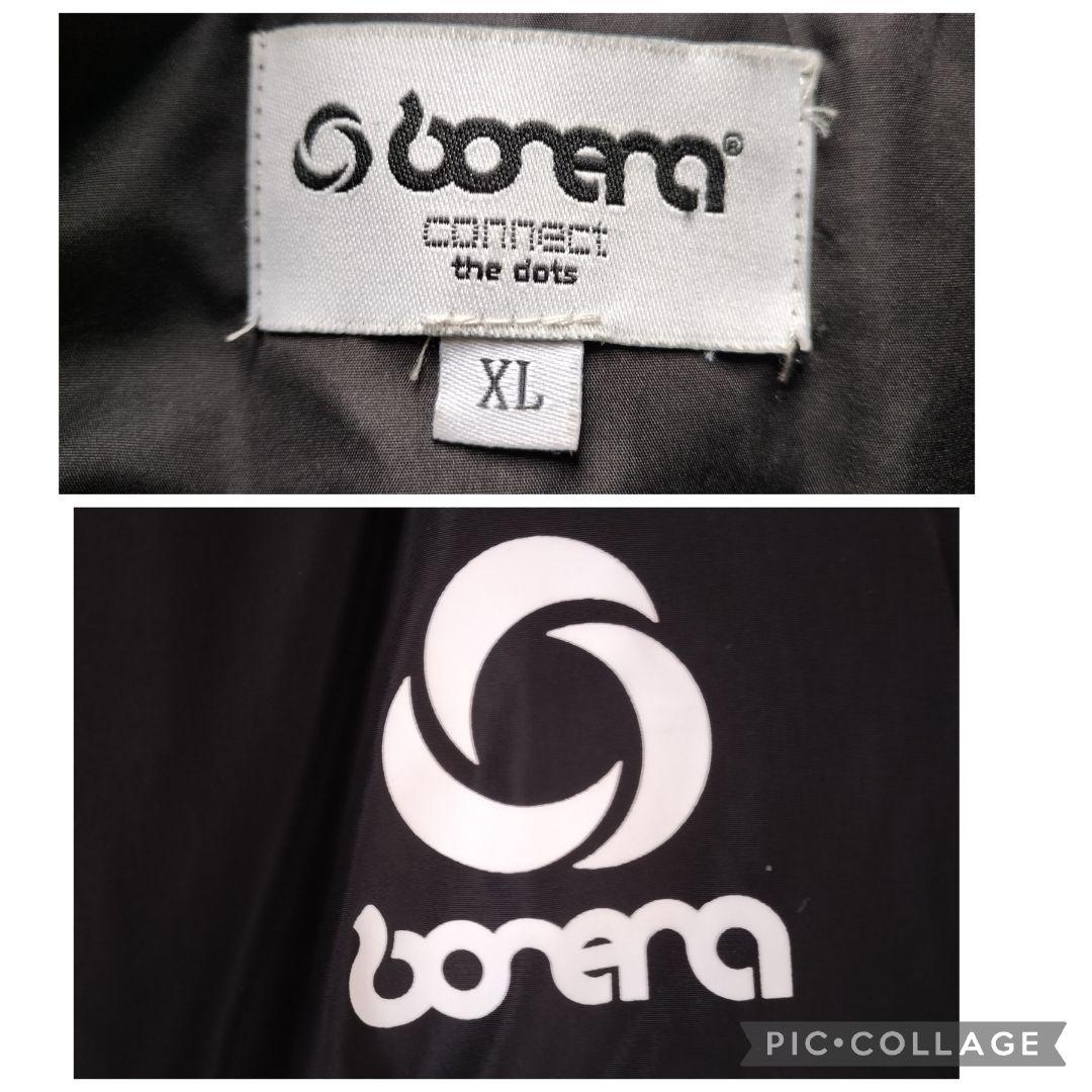 【美品】ボネーラ ロングベンチコート XL 中綿 黒 BC013 防寒 サッカー