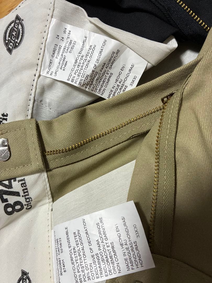 新品ディッキーズ 2本セットワークパンツ DICKIES 874オリジナルワーク