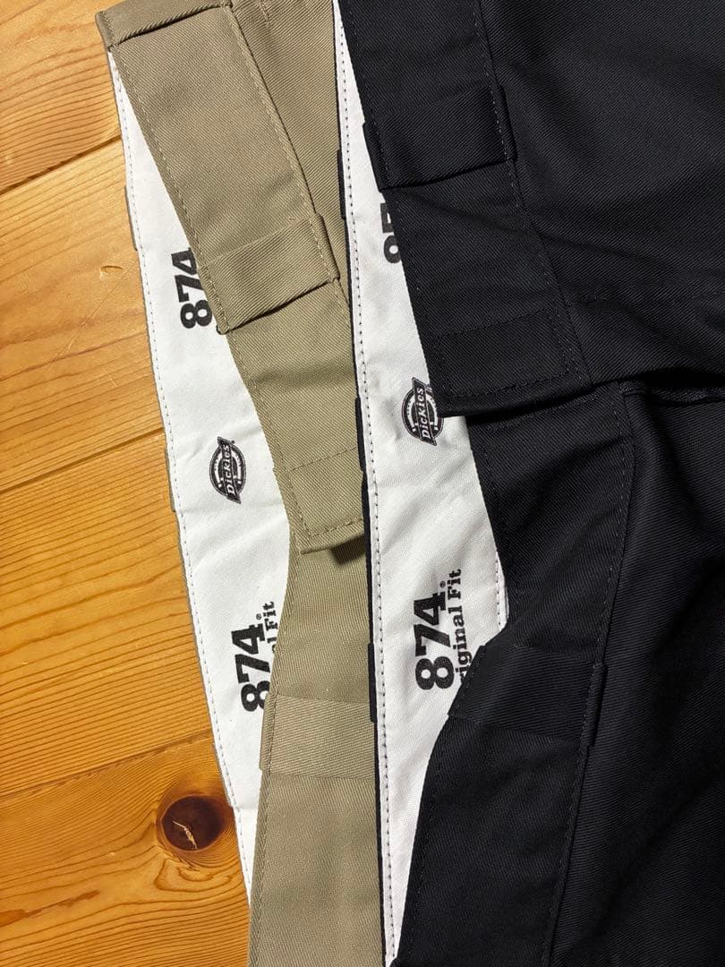 新品ディッキーズ 2本セットワークパンツ DICKIES 874オリジナルワーク