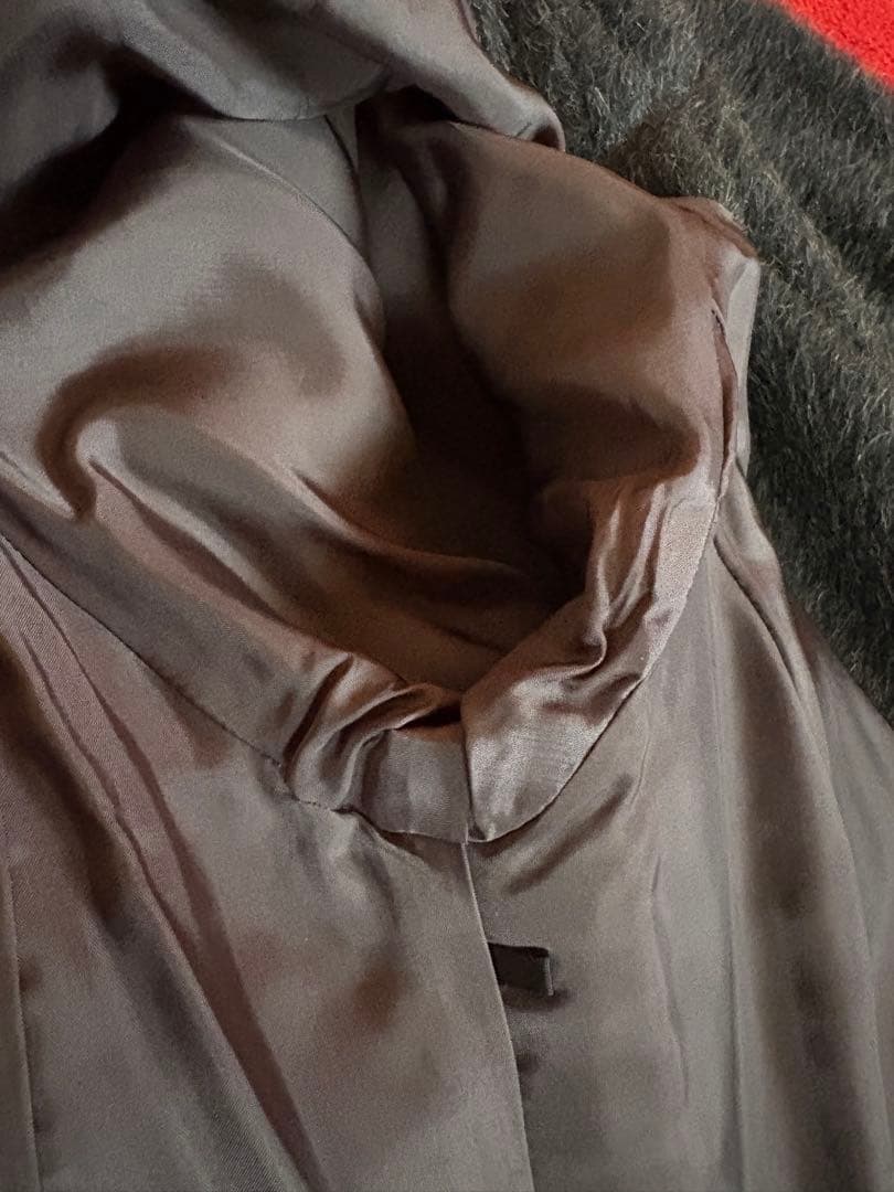 「新品未使用 」HIROKO KOSHINO 女優襟 アルパカ.ウールコート