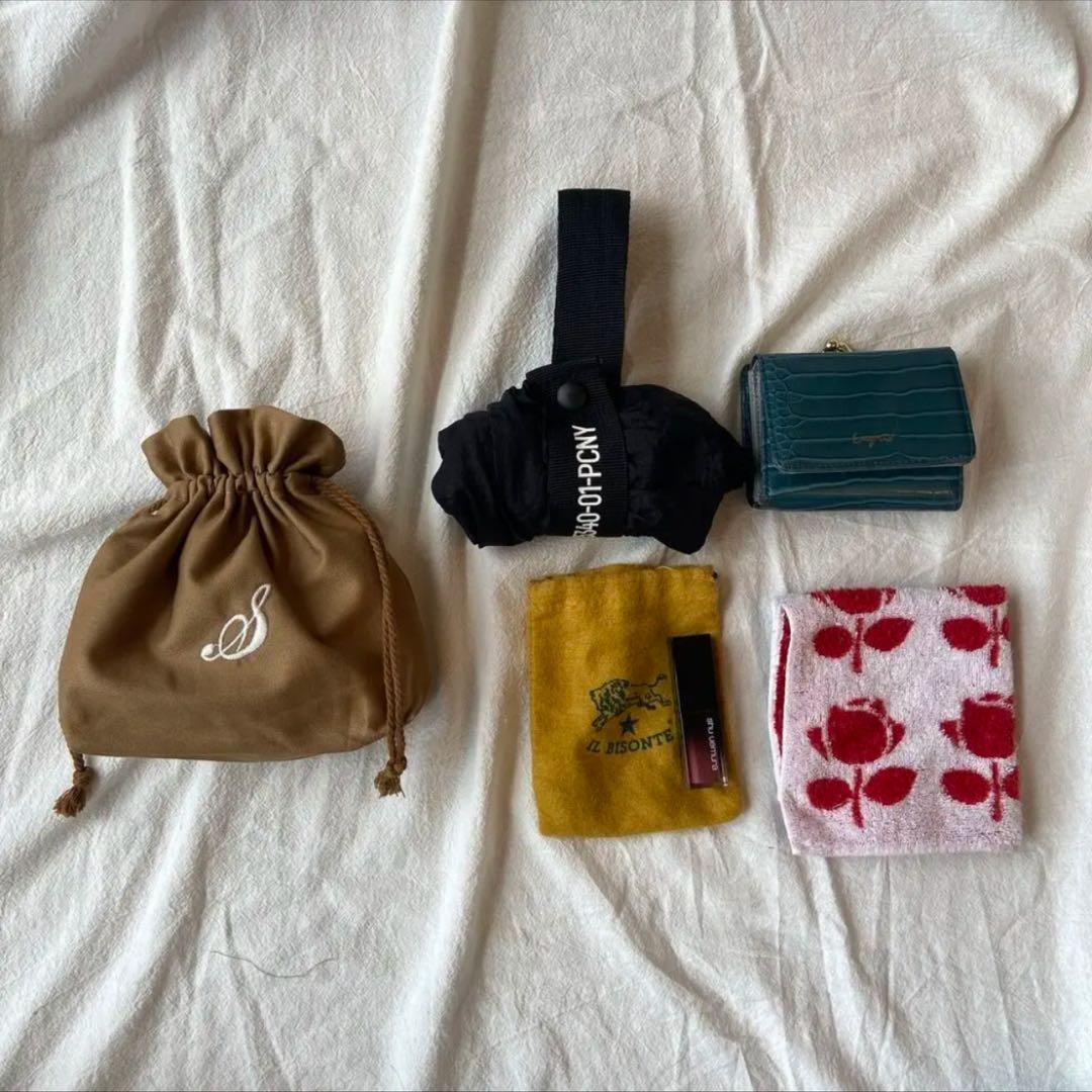 すぬーぴー様 【名入れ無料 刺繍】名前入り巾着袋 巾着バッグ Sサイズ