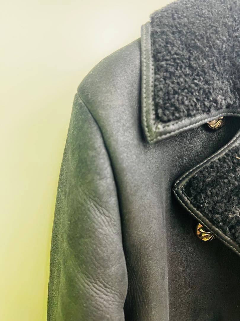 12/28まで限定セール‼️【Chrome Hearts】ムートンコート　ダブルス