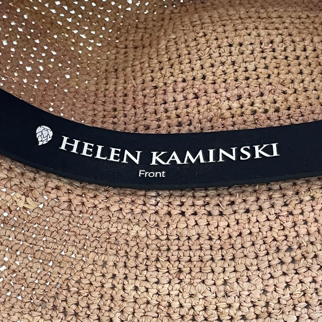 KO3048□ヘレンカミンスキー ラフィア ハット プロヴァンス10 ベージュ