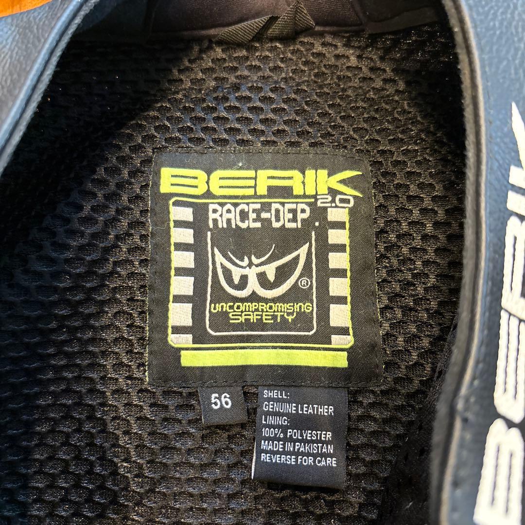 BERIK ベリック レザージャケット 高級牛革　56