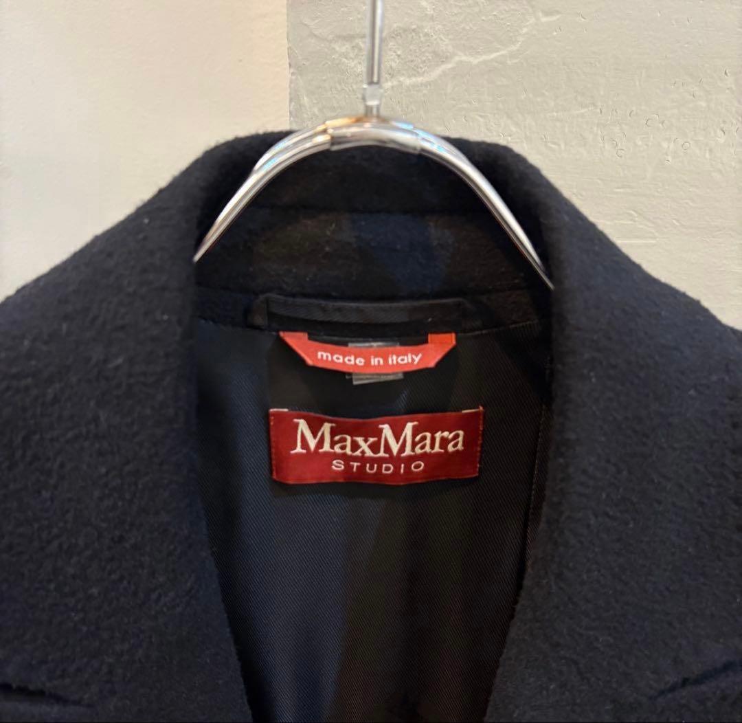 ◾️売切◾️MAX MARAピュア ヴァージンウール ダブルブレスト コート