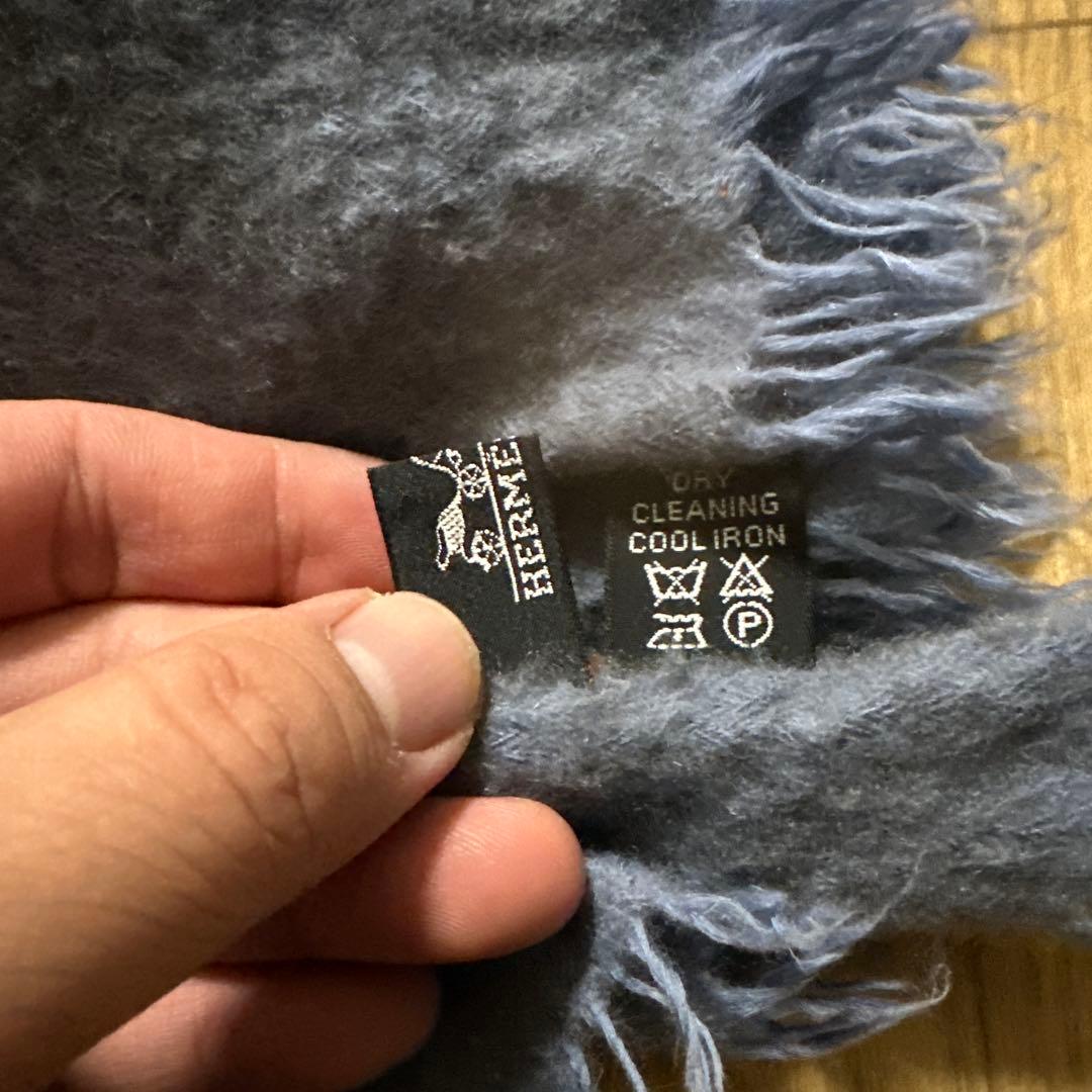 HERMÈS エルメス　カシミヤマフラー